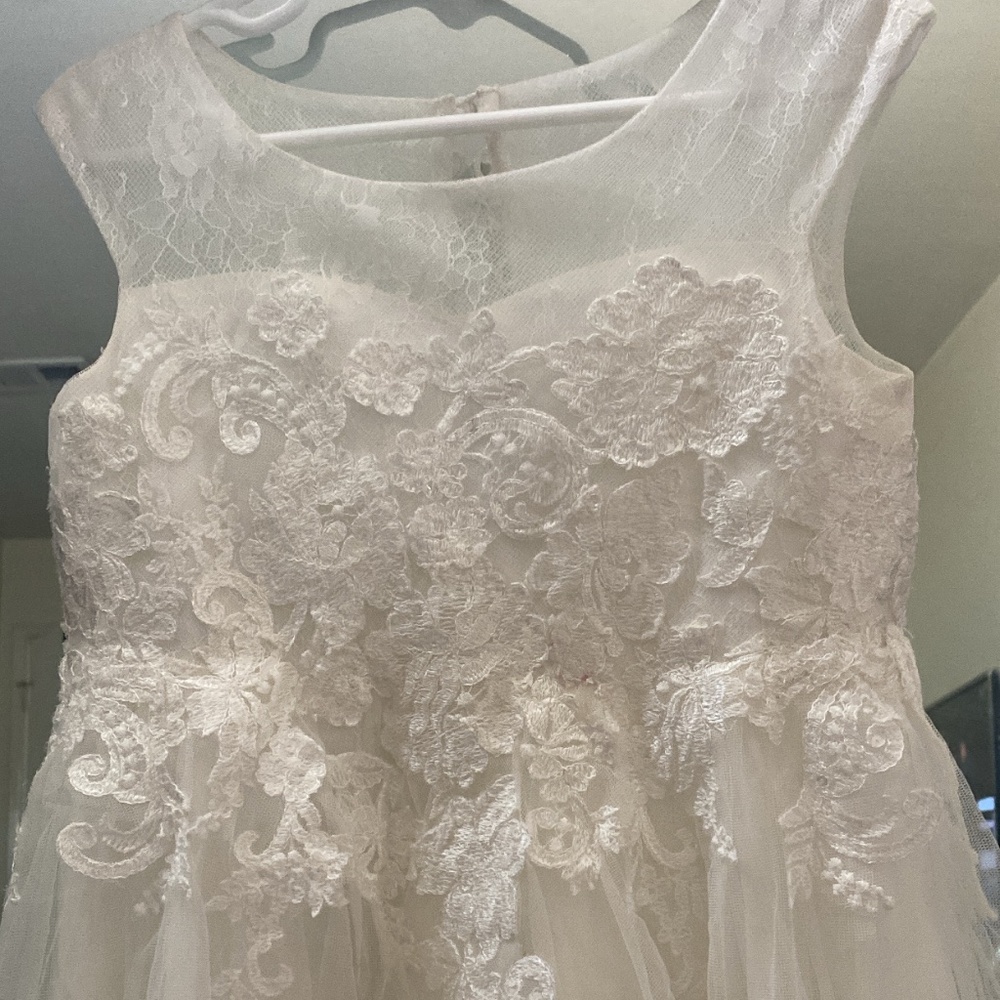 Flower Girl Dress and Shoes